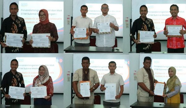 Akademi Farmasi YPPM Mandiri dan 2 Perguruan Tinggi di Aceh Bersama 7 Perguruan Tinggi Lainnya Menandatangani MOU di Kampus STIM SUKMA Medan